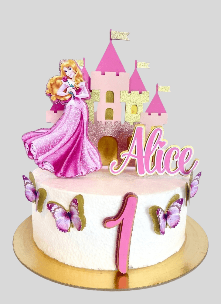Lovely Sleeping Beauty Cake Design