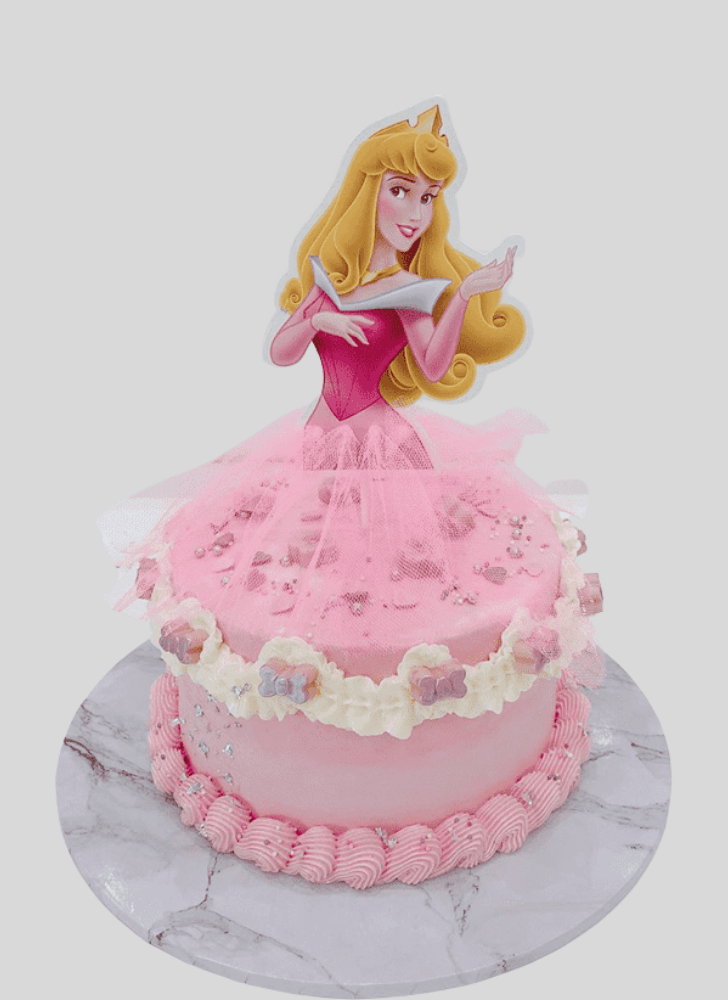 Magnificent Sleeping Beauty Cake