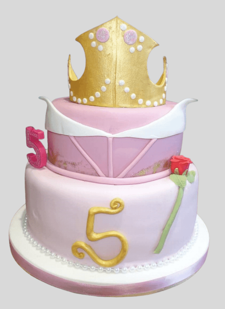 Pleasing Sleeping Beauty Cake