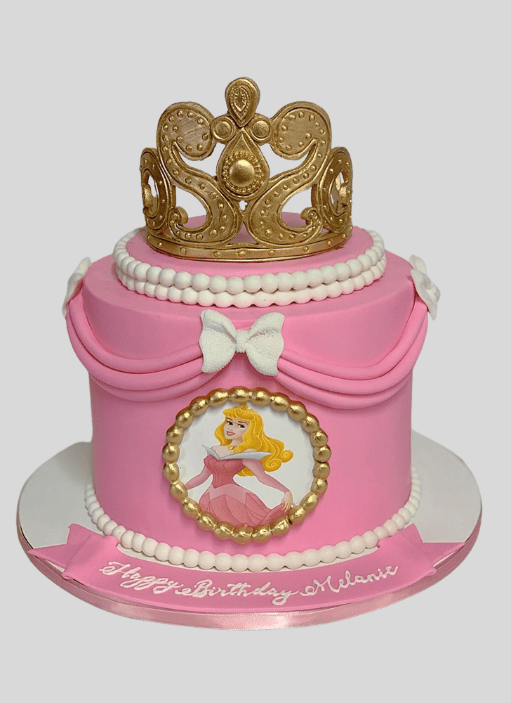 Resplendent Sleeping Beauty Cake