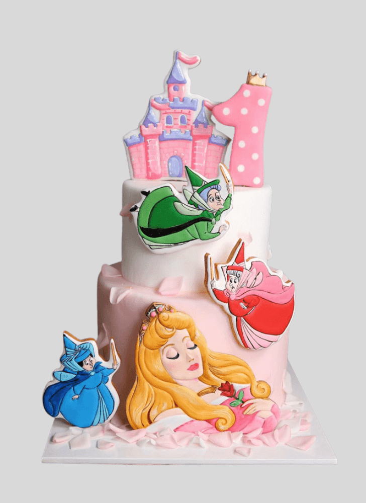 Superb Sleeping Beauty Cake