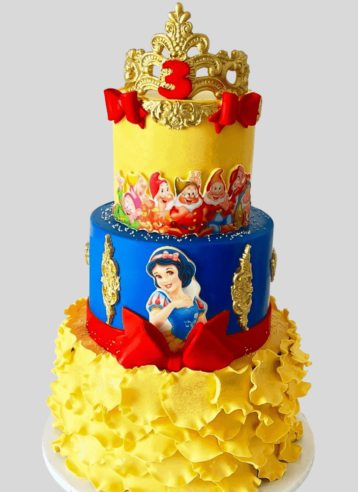 Magnetic Snow White Cake