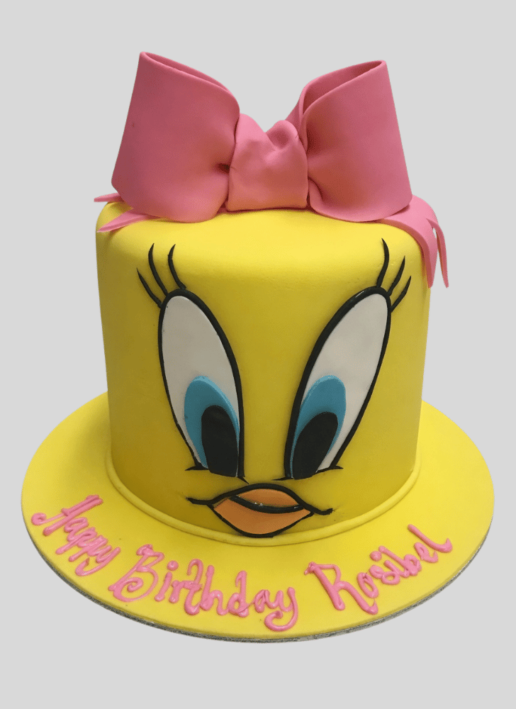 Delicate Tweety Cake