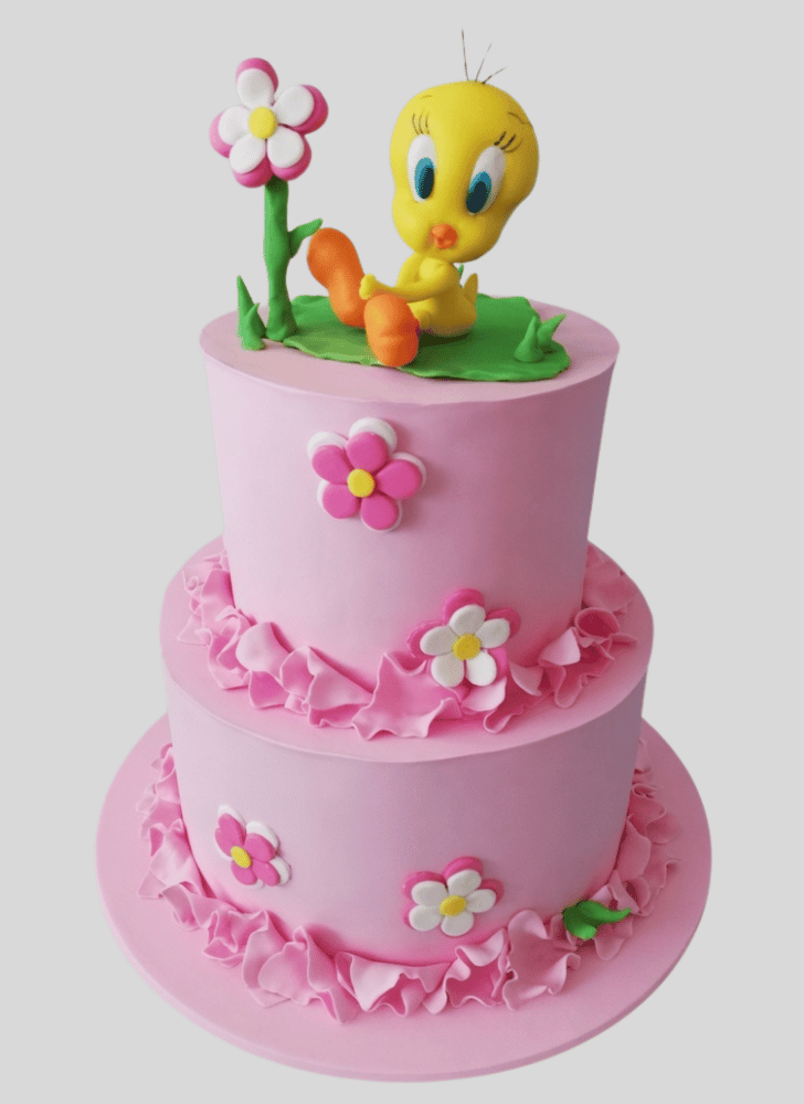 Radiant Tweety Cake