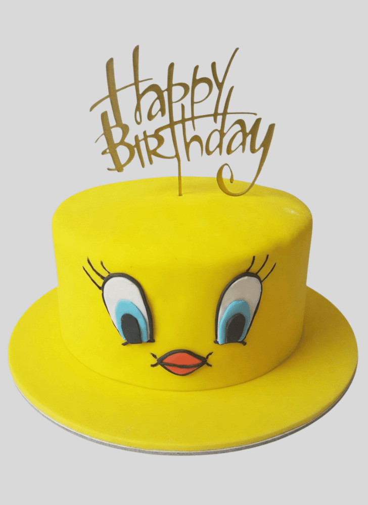 Resplendent Tweety Cake