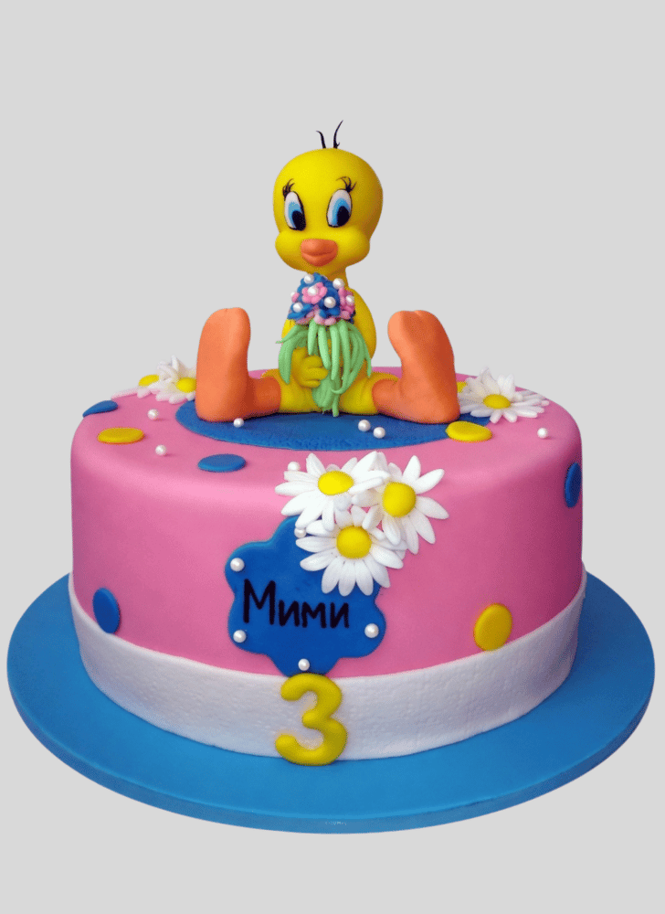 Wonderful Tweety Cake Design