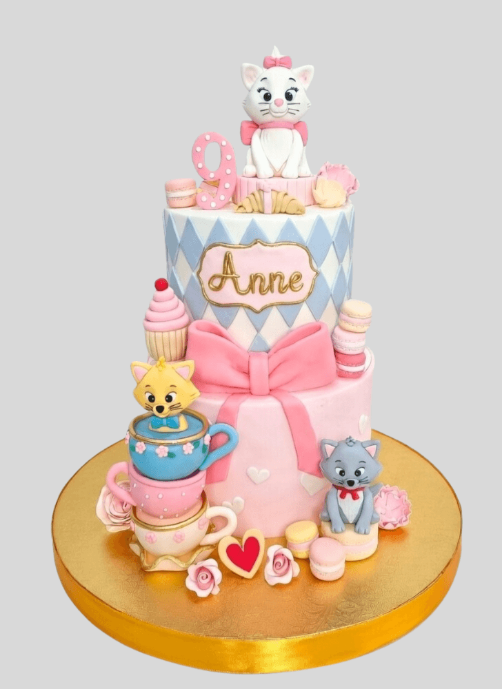 Classy Aristocats Cake