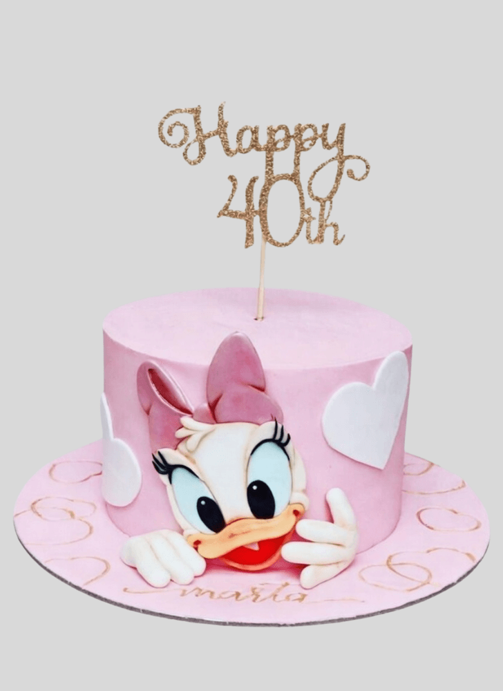 Wonderful Daisy Duck Cake Design