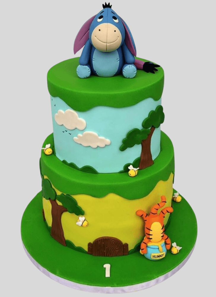 Elegant Eeyore Cake