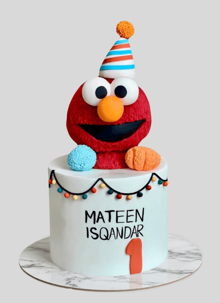 Admirable Elmo Cake Design