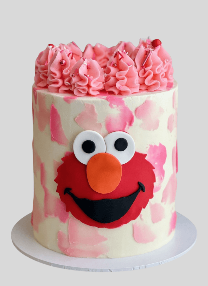 Alluring Elmo Cake