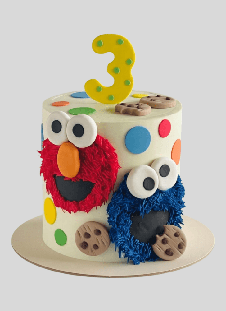 Angelic Elmo Cake