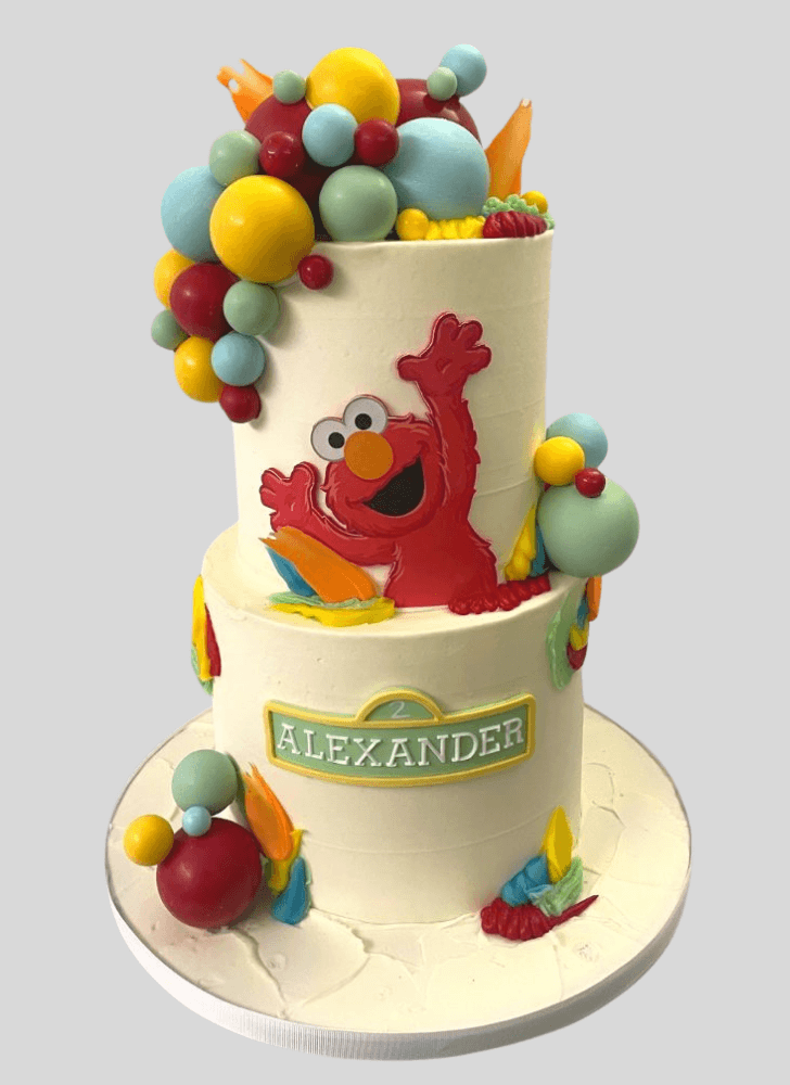 Lovely Elmo Cake Design