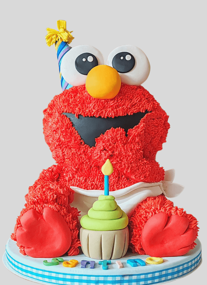 Wonderful Elmo Cake Design