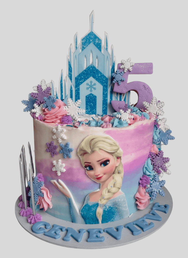 Appealing Disneys Frozen Cake