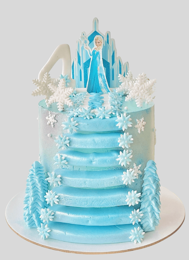 Bewitching Disneys Frozen Cake