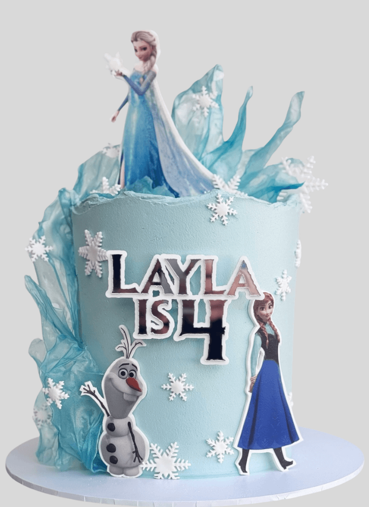 Captivating Disneys Frozen Cake