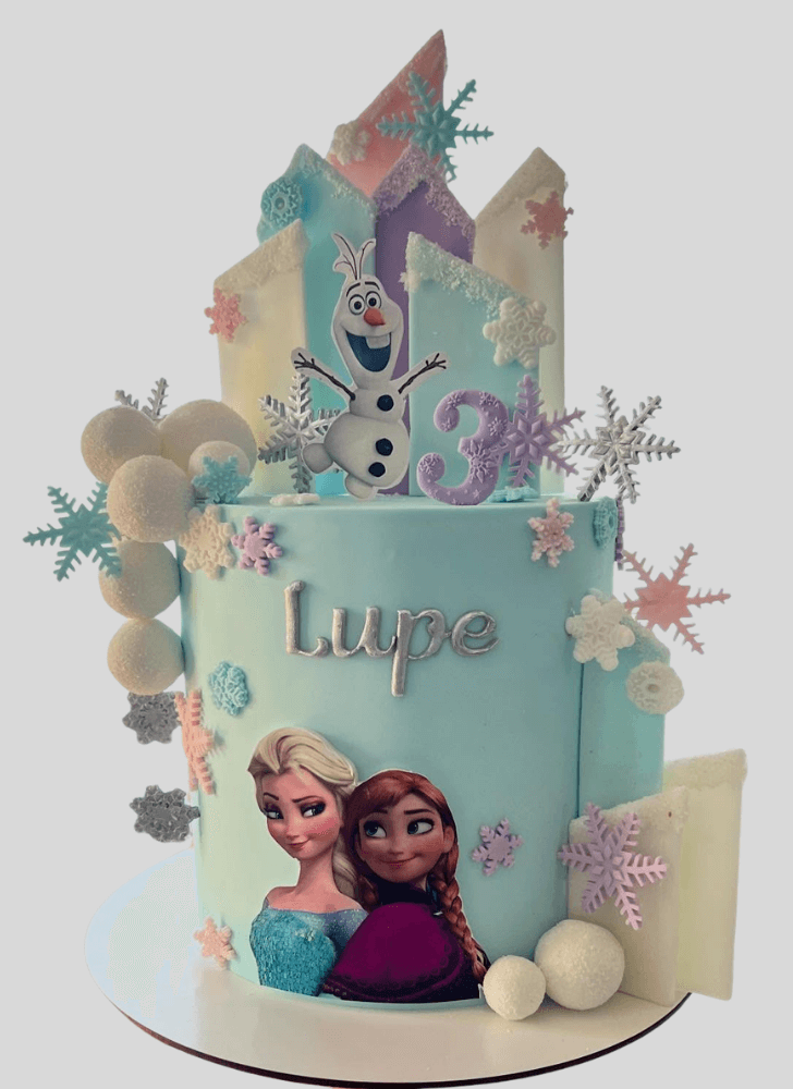 Charming Disneys Frozen Cake
