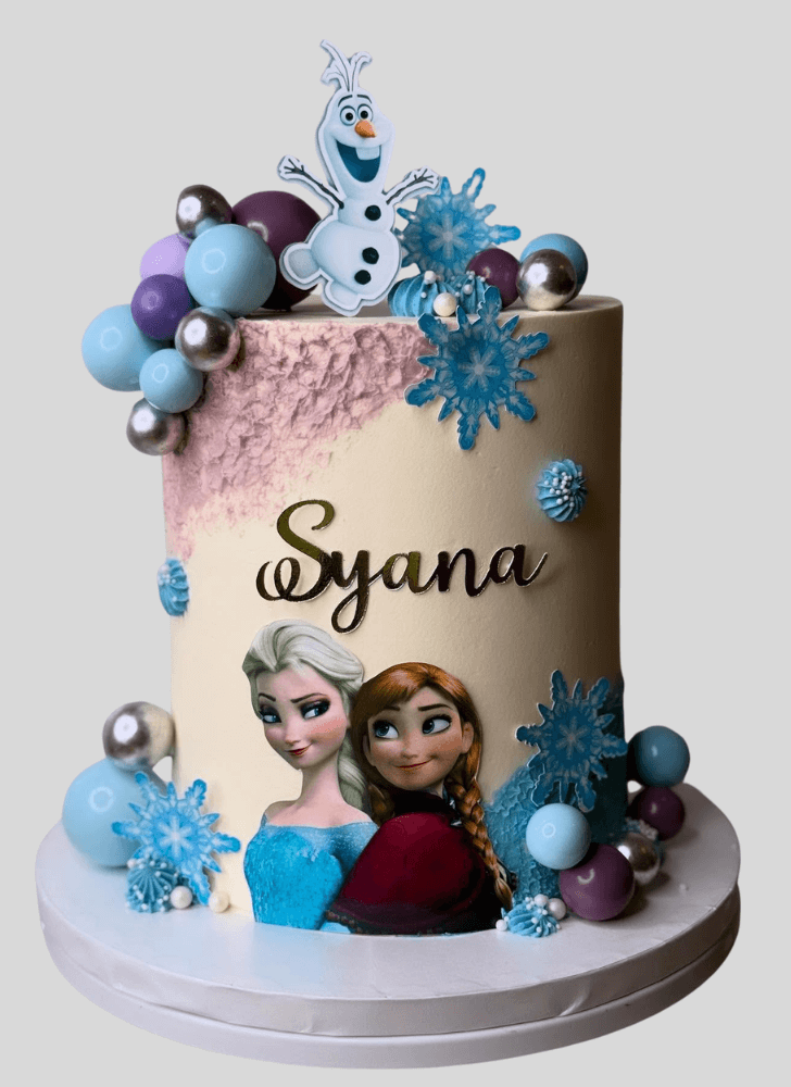 Cute Disneys Frozen Cake