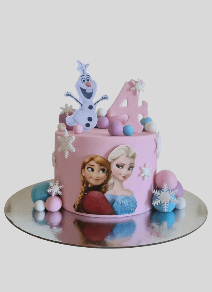 Enthralling Disneys Frozen Cake