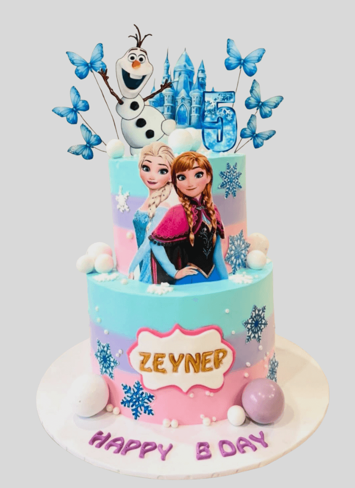 Fair Disneys Frozen Cake