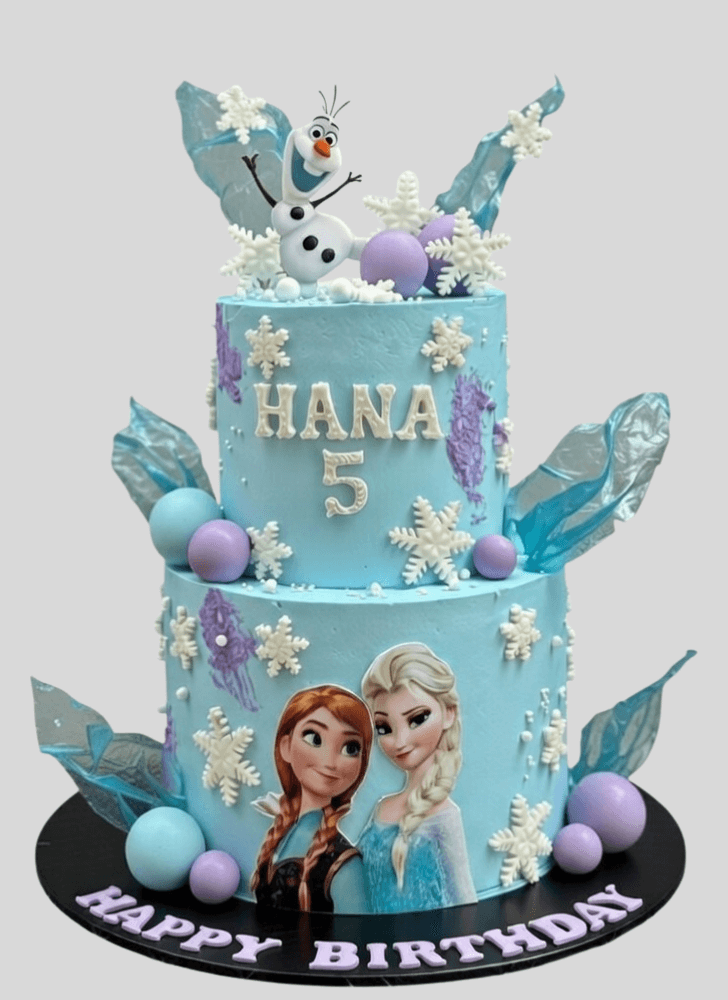 Inviting Disneys Frozen Cake