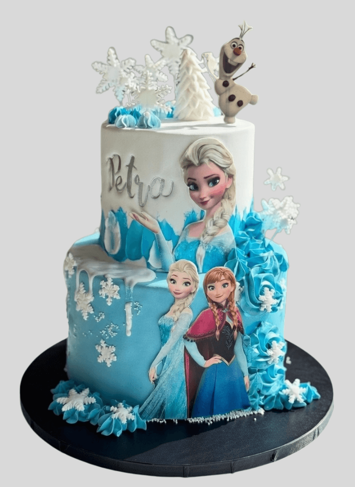 Lovely Disneys Frozen Cake Design