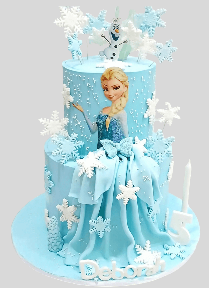 Refined Disneys Frozen Cake