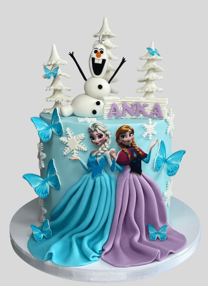 Stunning Disneys Frozen Cake