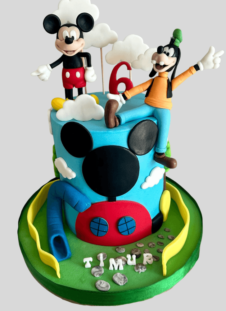 Dazzling Goofy Cake