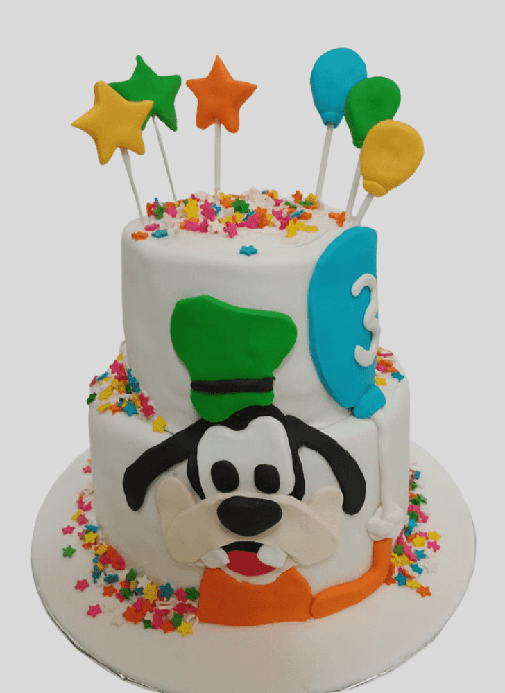 Shapely Goofy Cake