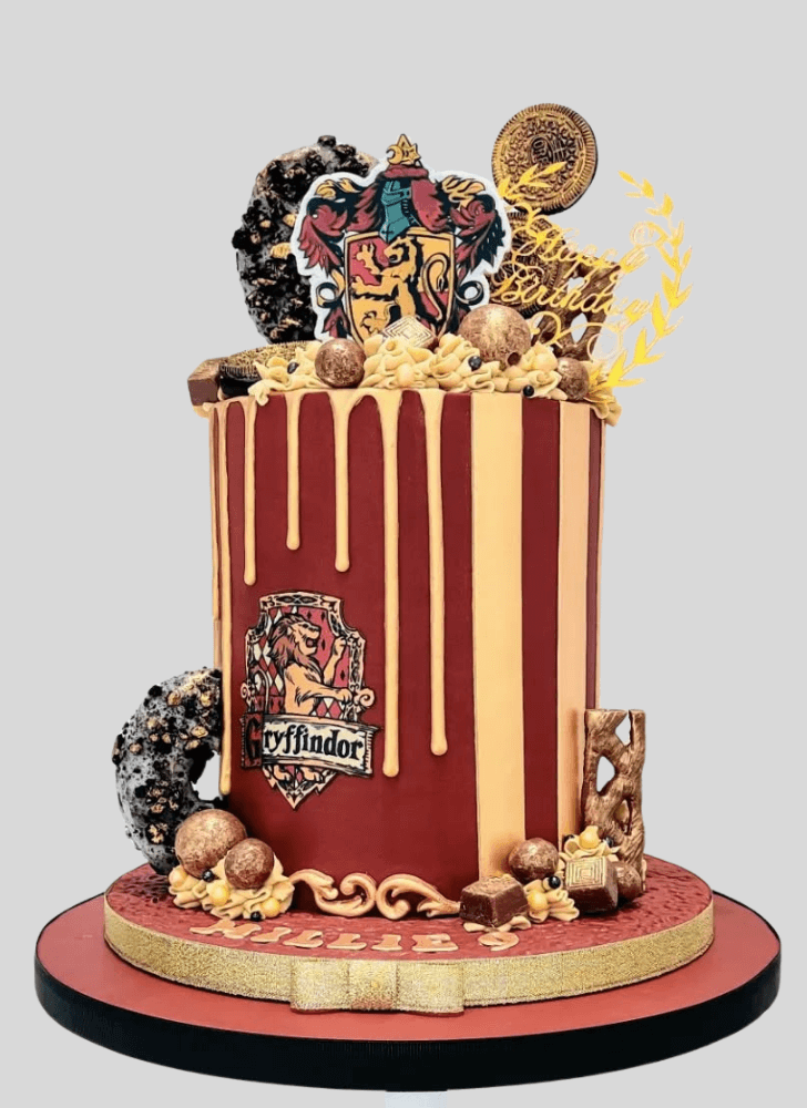 Appealing Gryffindor Cake