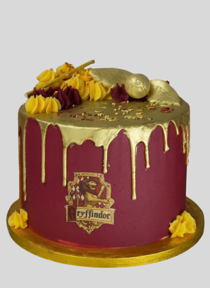 Pleasing Gryffindor Cake