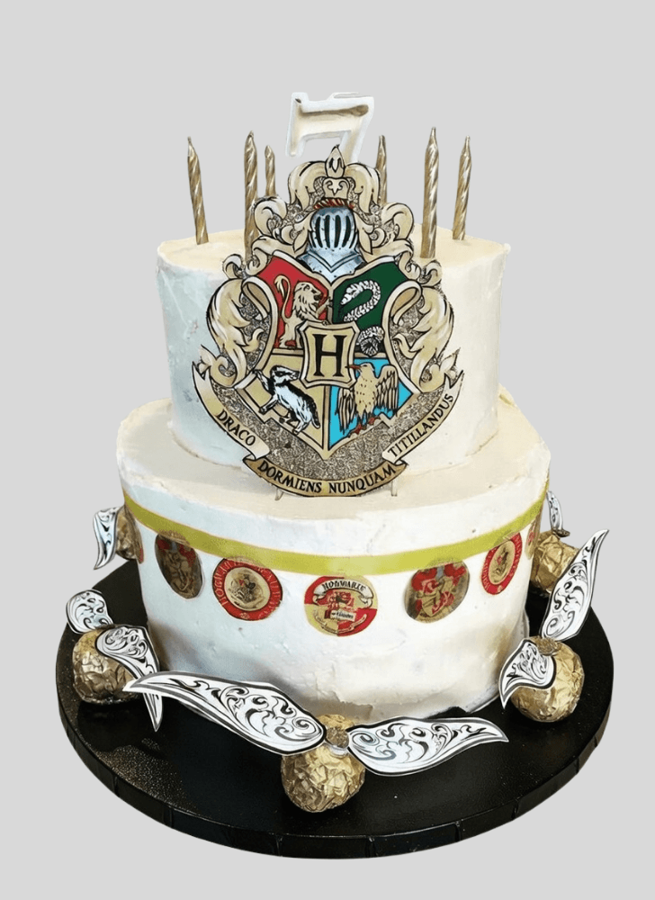 Elegant Hogwarts Cake