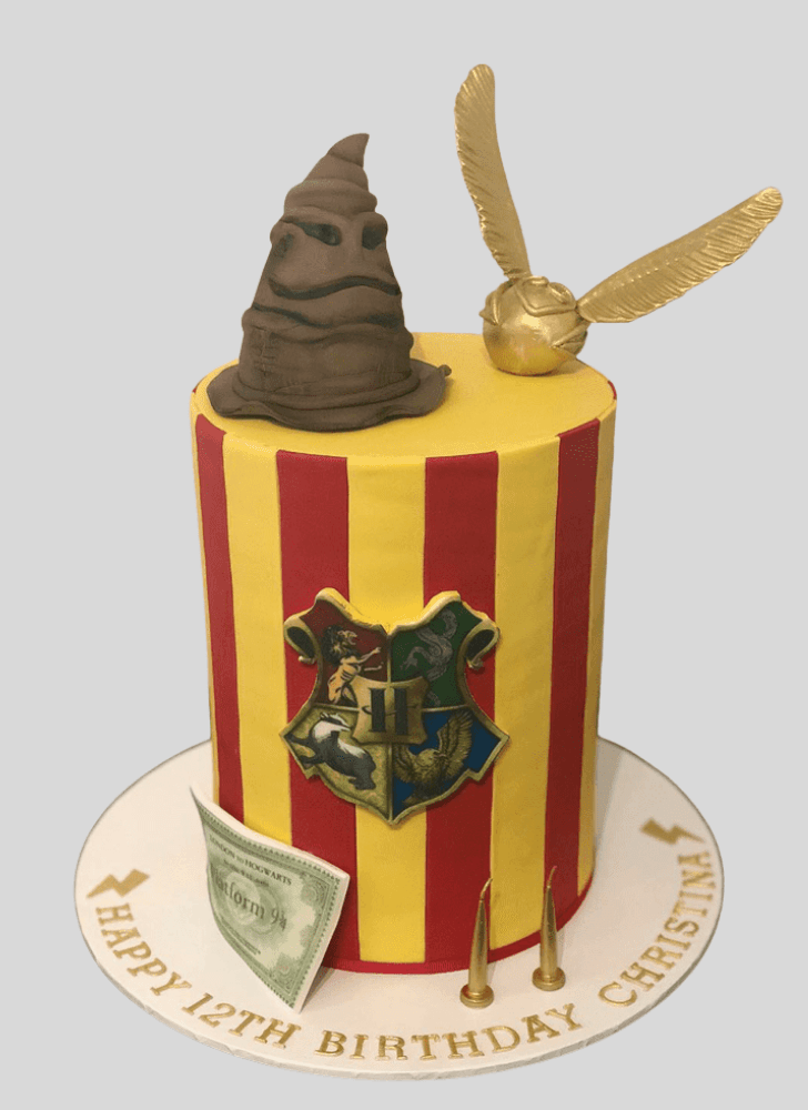 Fascinating Hogwarts Cake
