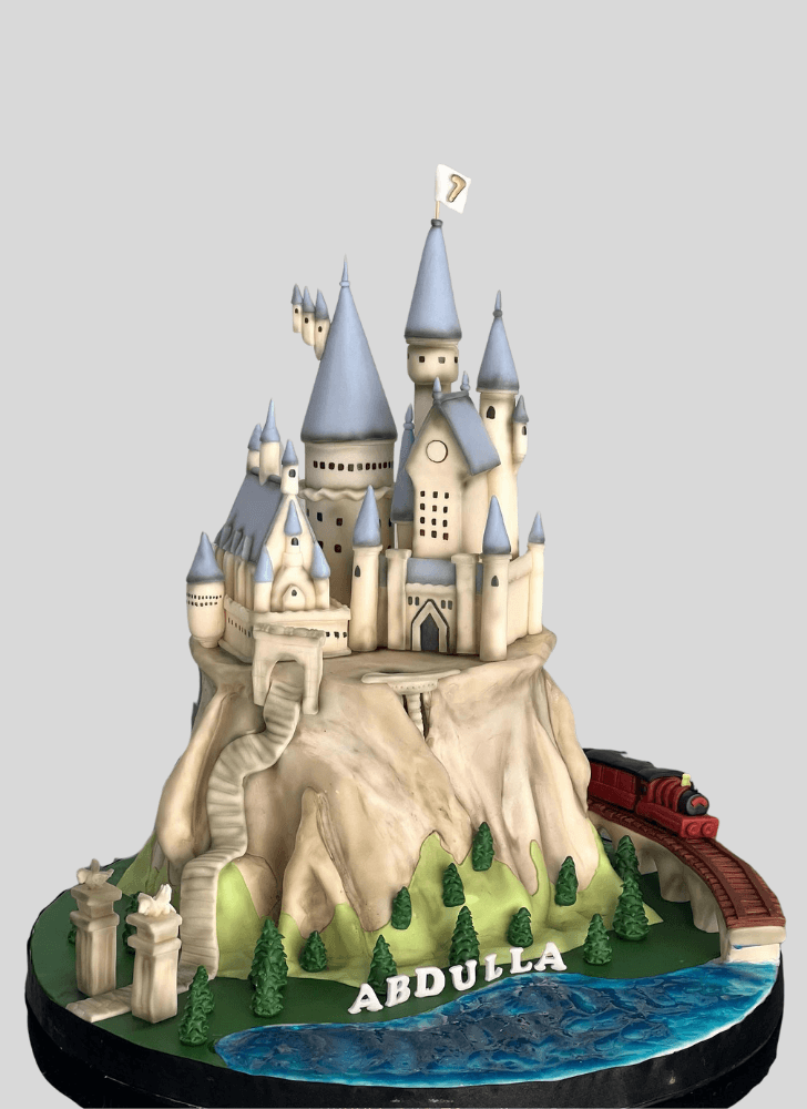 Handsome Hogwarts Cake