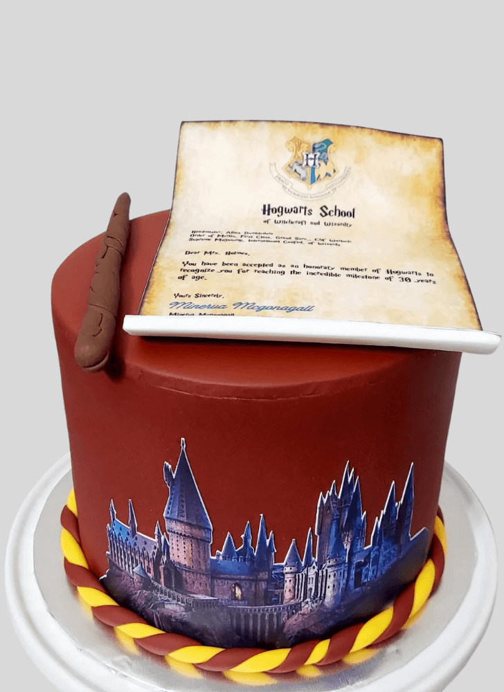 Radiant Hogwarts Cake