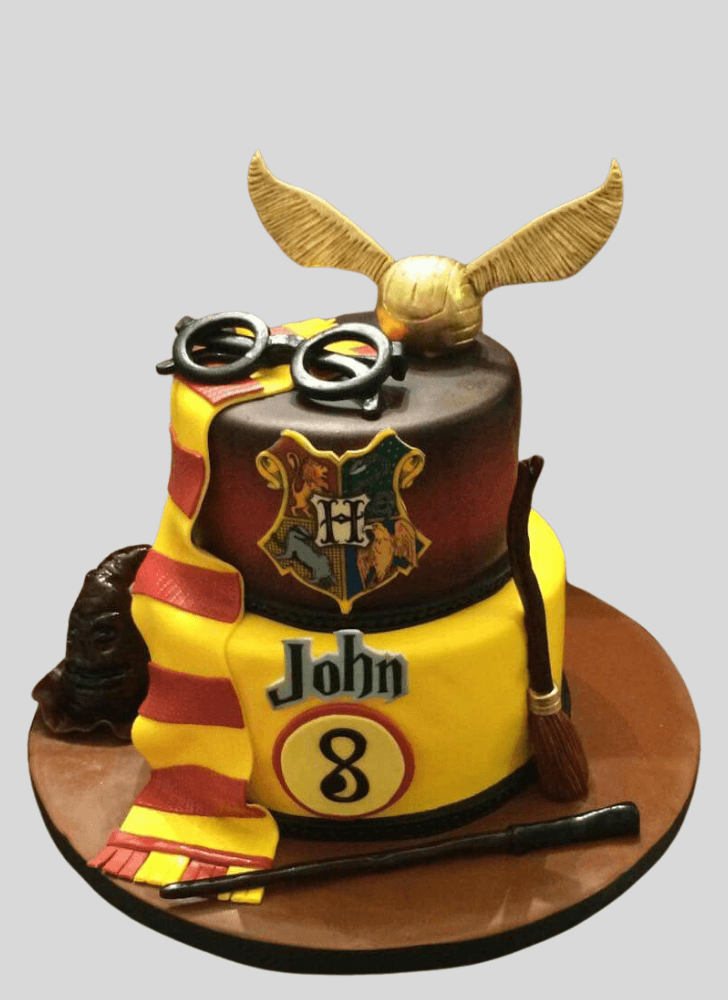Shapely Hogwarts Cake