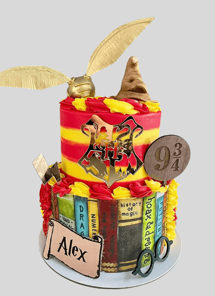 Slightly Hogwarts Cake