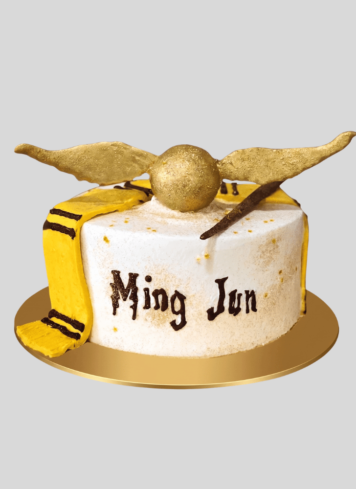 Classy Hufflepuff Cake