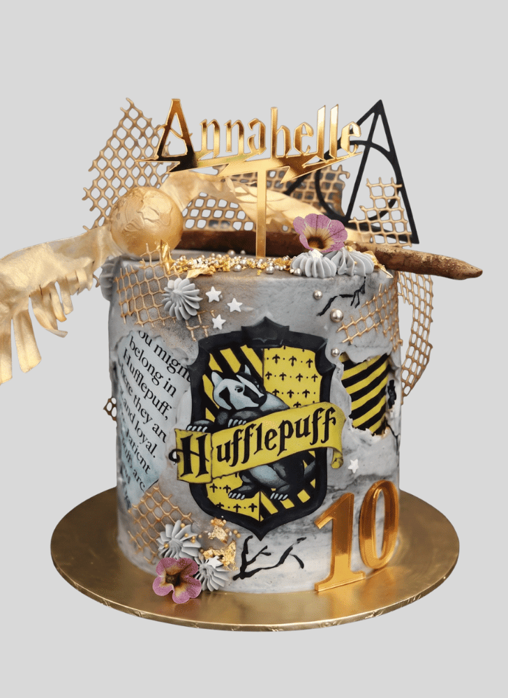 Comely Hufflepuff Cake