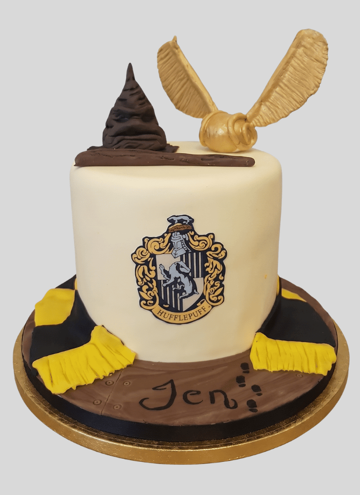 Divine Hufflepuff Cake