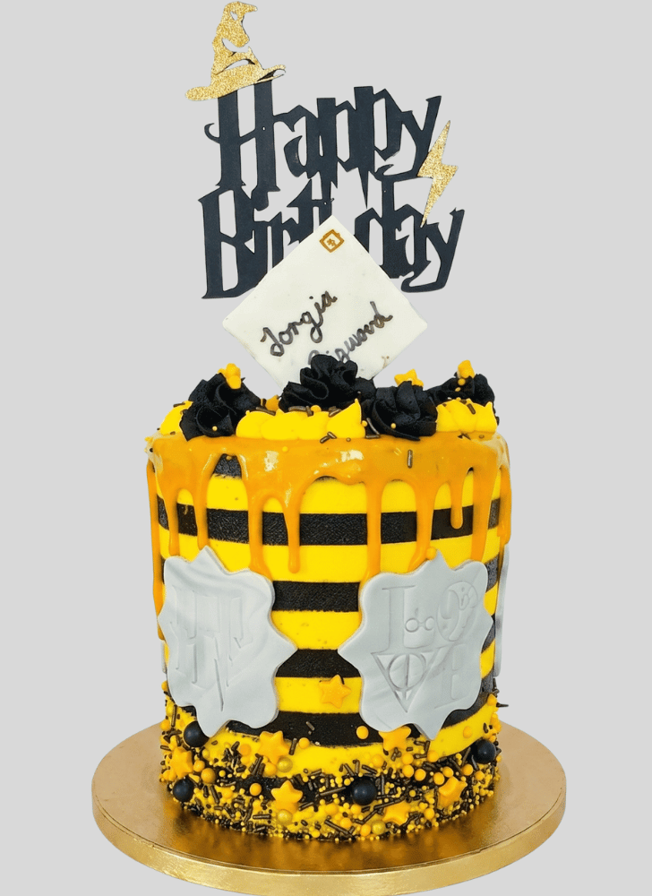 Excellent Hufflepuff Cake