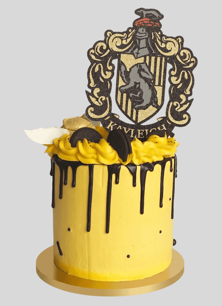 Exquisite Hufflepuff Cake