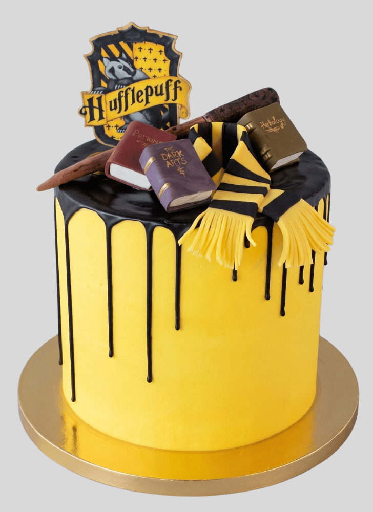 Fascinating Hufflepuff Cake