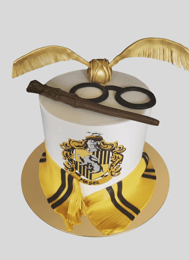 Fetching Hufflepuff Cake