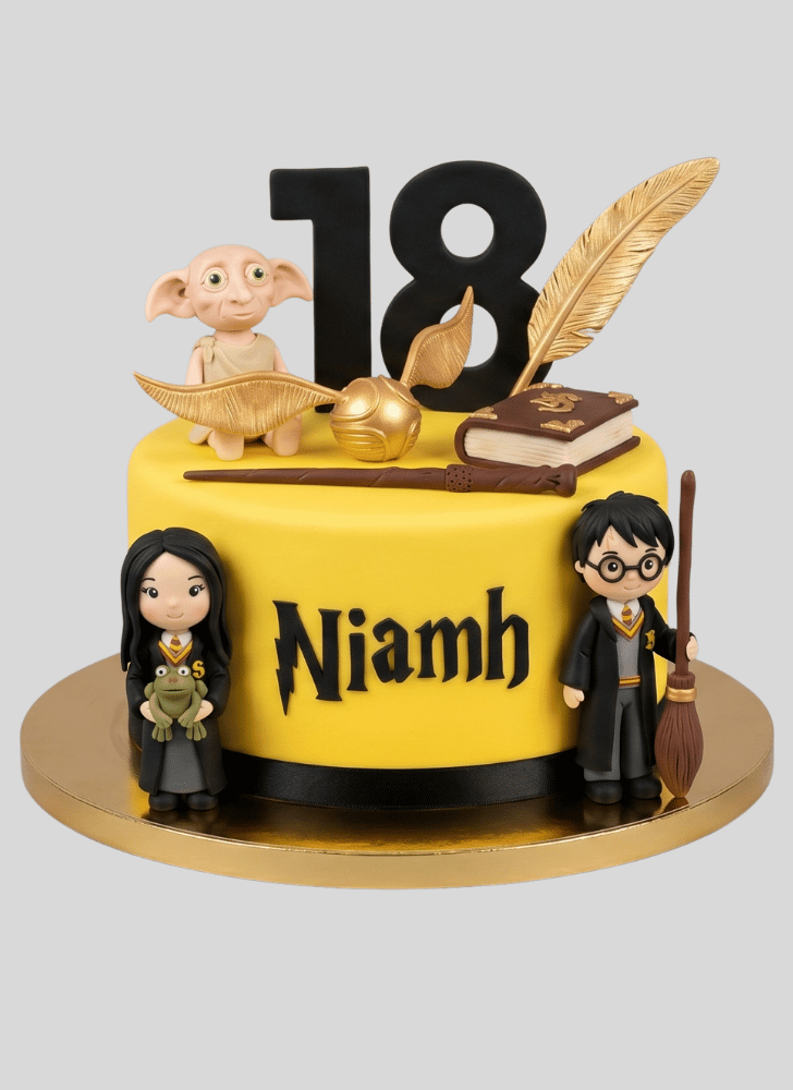 Gorgeous Hufflepuff Cake