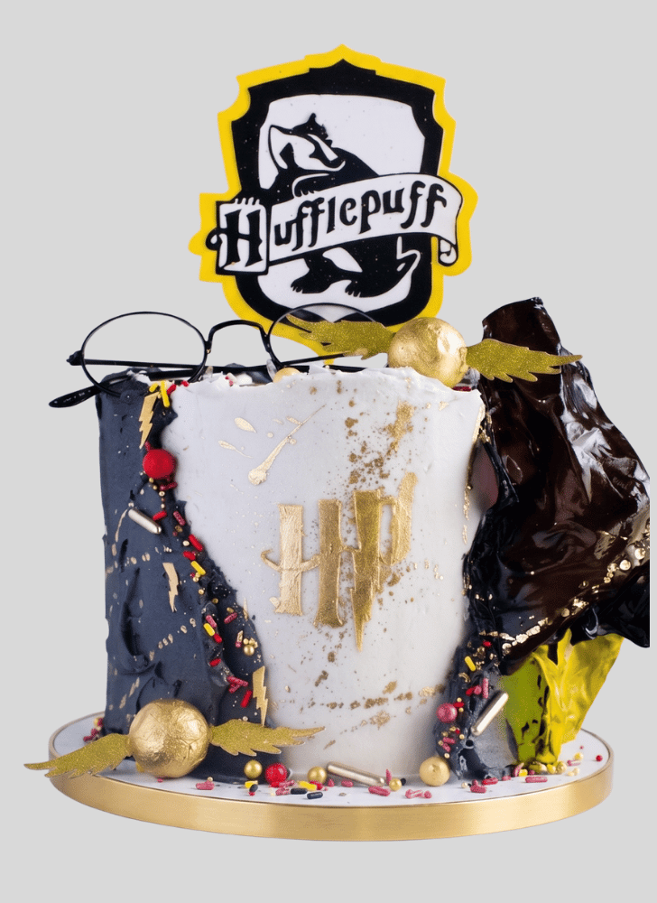 Ideal Hufflepuff Cake