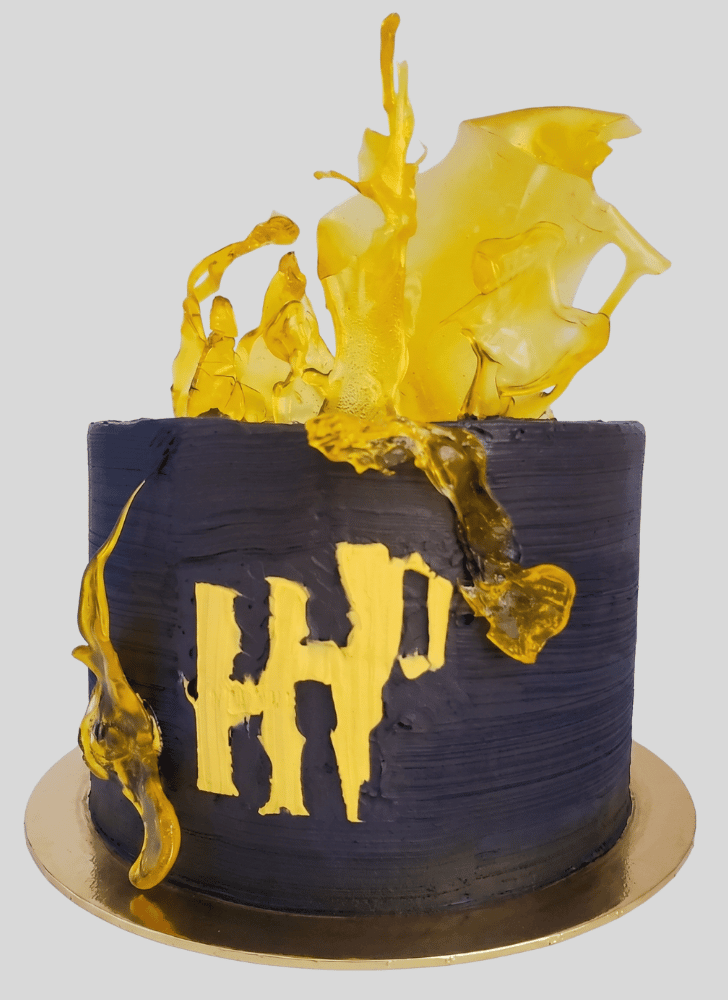 Marvelous Hufflepuff Cake