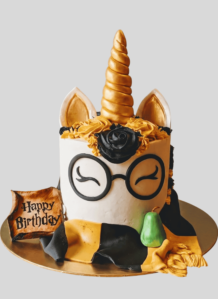 Mesmeric Hufflepuff Cake